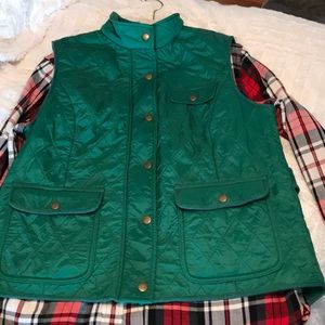 Green Large gently worn vest.